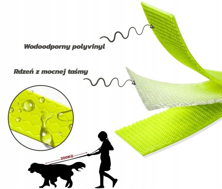 Smycz Przepinana Treningowa Dla Psa Mocna Regulowana Biothane Pvc 3m