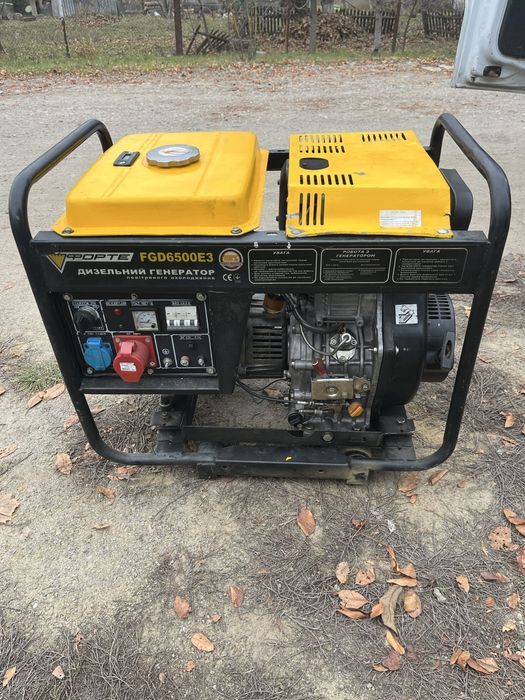 Генератор дизельний трьохфазний Форте FGD 6500 E3
