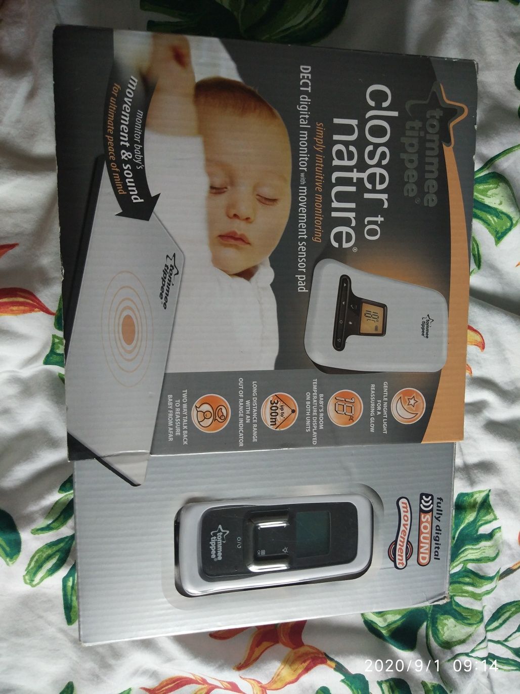 Niania elektroniczna sensor oddechu tommee tippee