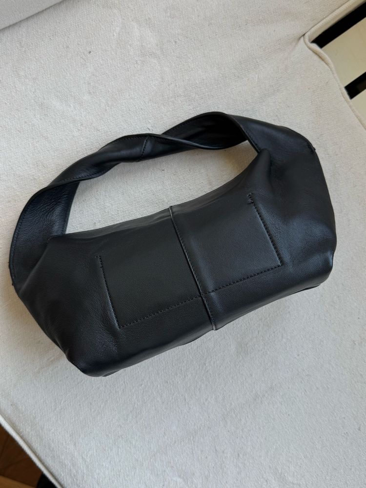 Шкіряна сумка Massimo Dutti