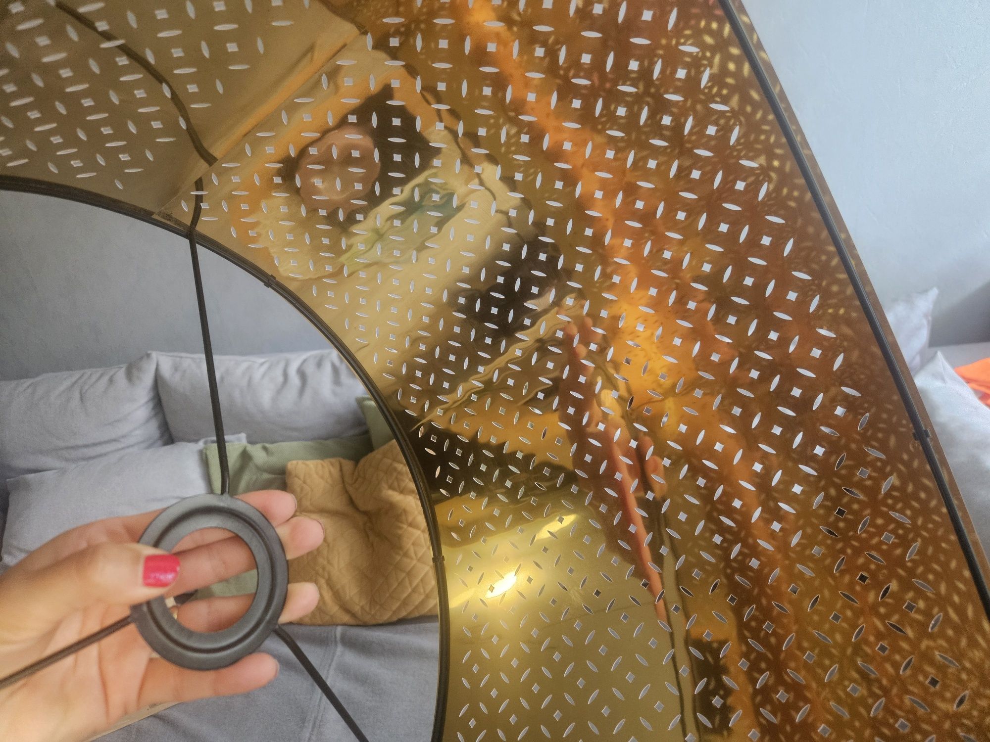 Klosz lampy welurowy Ikea