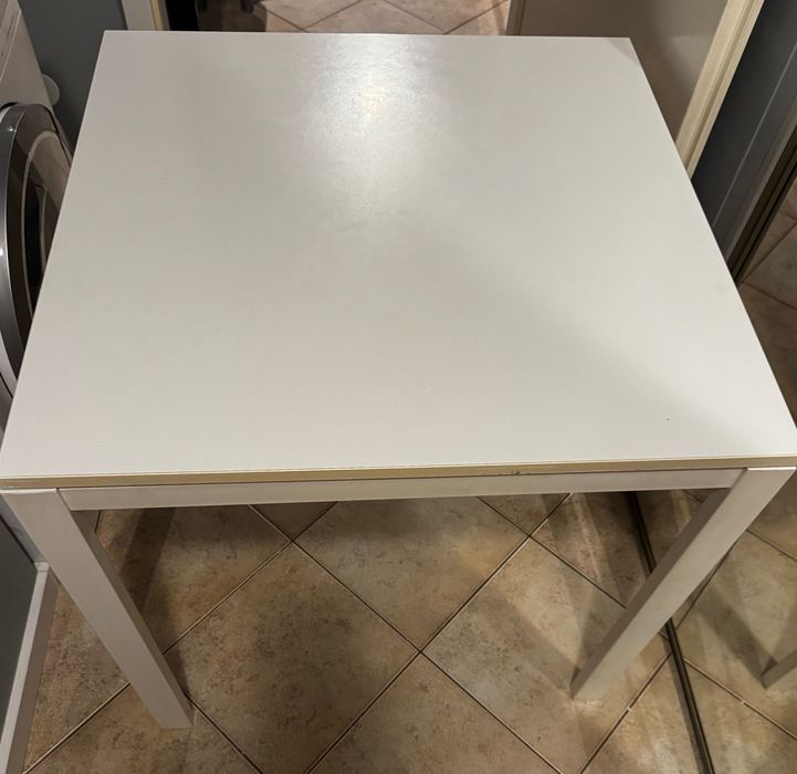 IKEA MELLTORP stół biały 75 x 75 cm, melamina