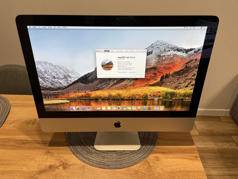 APPLE iMAC  2010 21.5'' Full HD i3 8GB 240GB SSD+ 1000GB