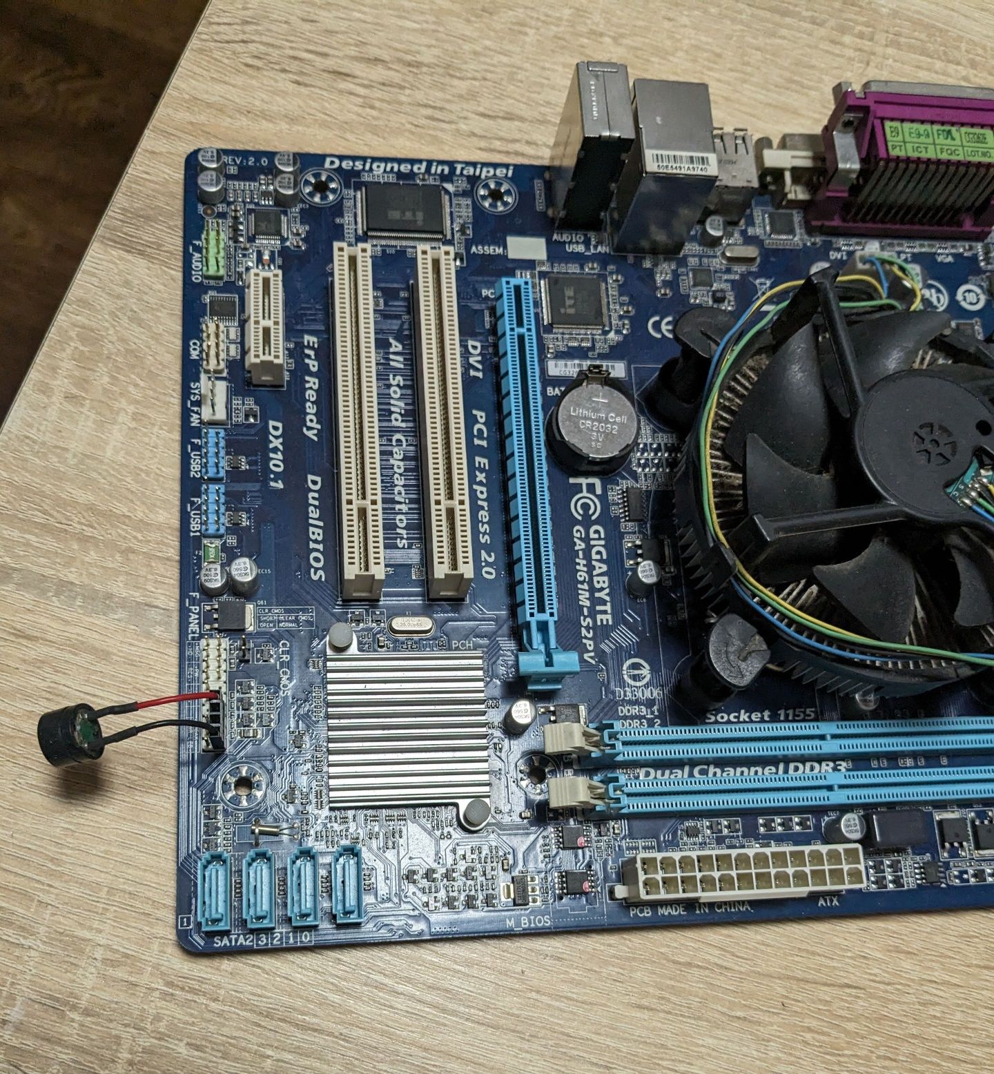 Материнска плата GIGABYTE GA-H61M-S2PV Сокет LGA1155