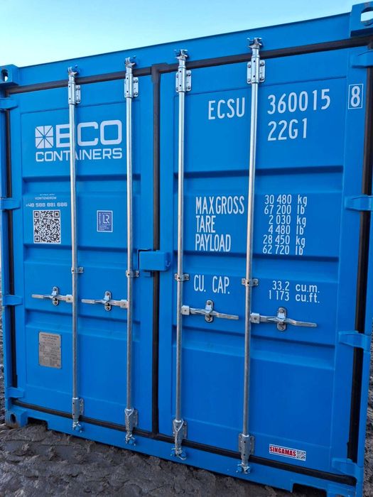 Kontener morski magazynowy na najem wynajem 20 DC DV budowalny