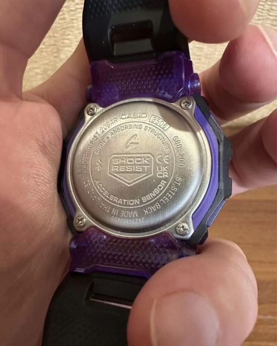 Мужские часы Casio g-shock gbd200-sm-1a6dr