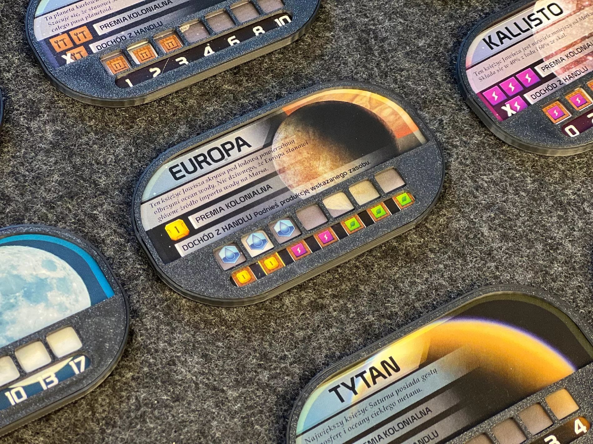 Nakładki na kafle obiektów do gry Terraformacja Marsa Kolonie GAMU.PL
