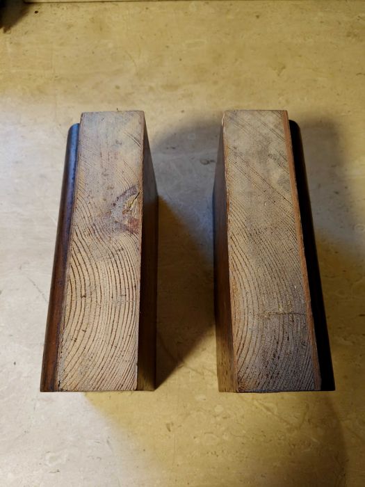 Nogi komody szafy prl drewniane fornirowane podpory Warszawa