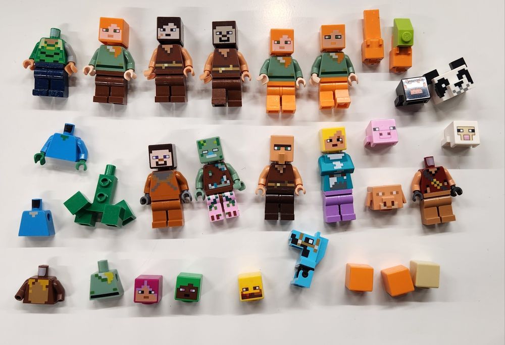 Лего скелети фігурки чоловічки оригінал Minecraft