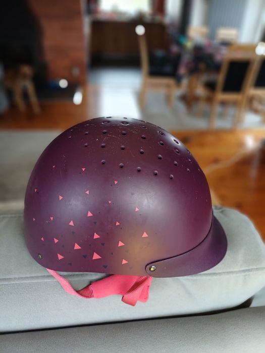 Kask jeździecki Fouganza Decathlon M 55-58 cm