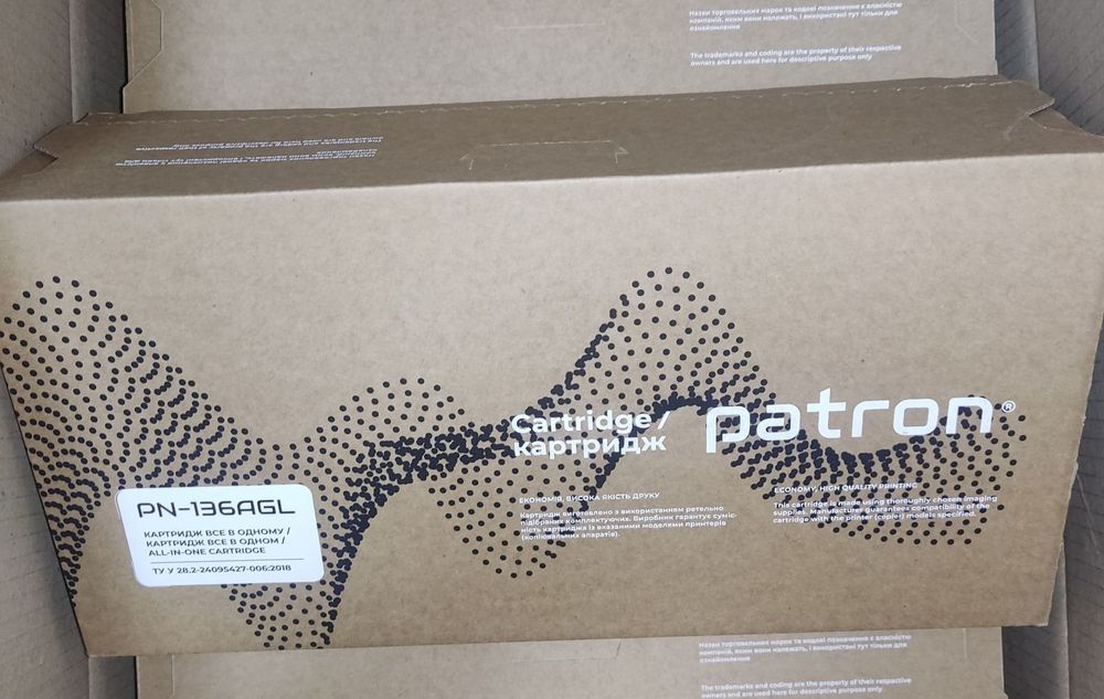 Картридж для HP 136A (W1360A) Black (PN-136AGL)