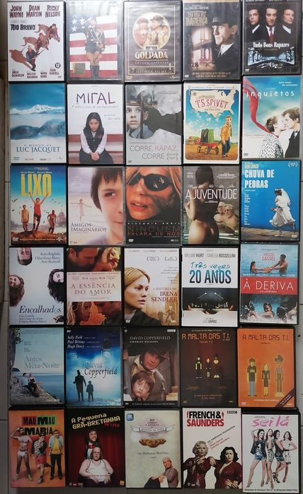 Lote de 253 DVD's Originais 
(LOTE 31)