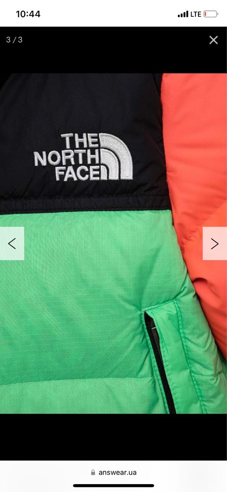 Пуховик the north face nike zara