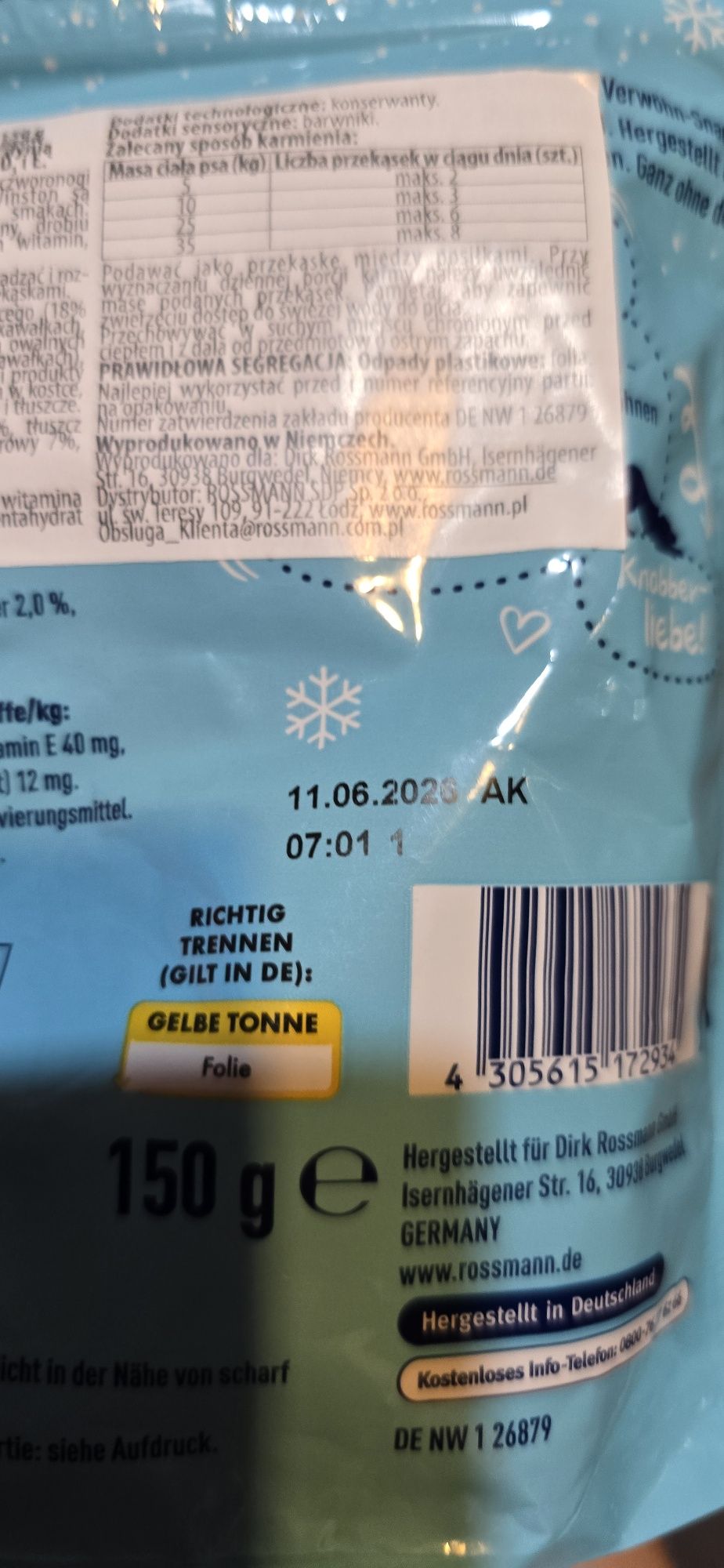 Zestaw przekąsek dla psów
