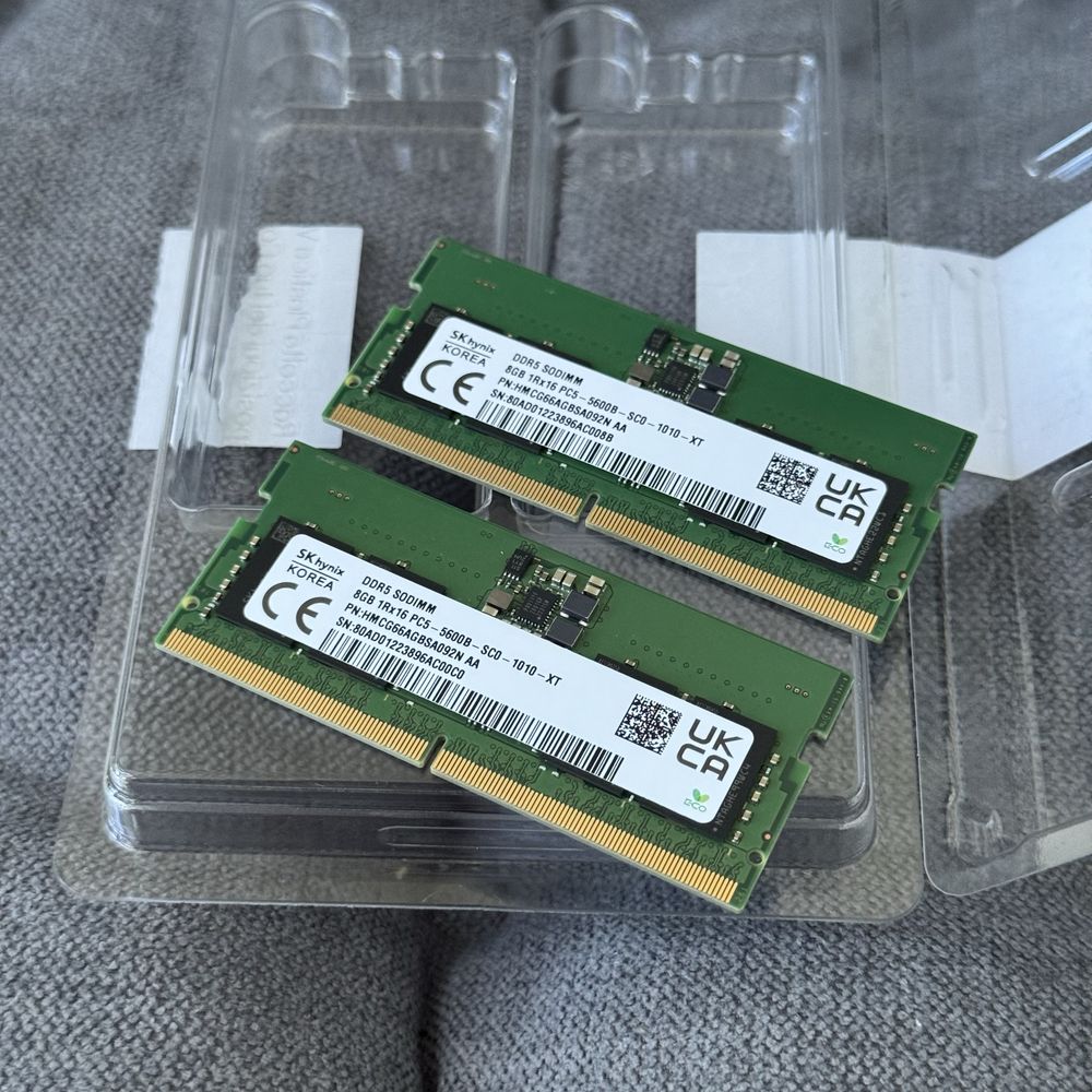 Пам'ять для ноутбуків SK hynix 8 GB SO-DIMM DDR5 4800 MHz