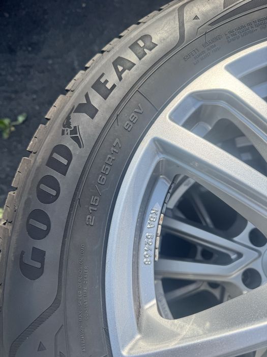 Kola alu 17 opony zima 215/65r17 jak nowe vw audi skoda