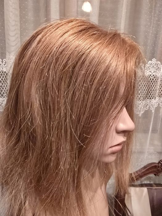 Peruka, półperuka,  topper z włosów naturalnych