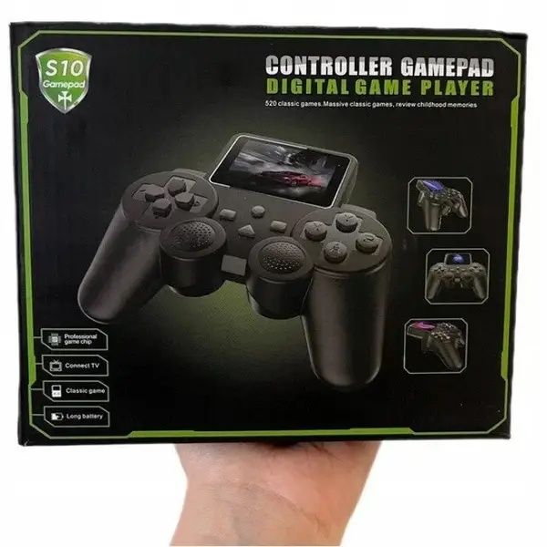 Игровая консоль S10, игровой геймпад 520 игр приставка с экраном 9087