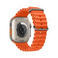 Pasek Silikonowy Elastyczny Fa12 Apple Watch 38/40/41Mm Pomarańczowa