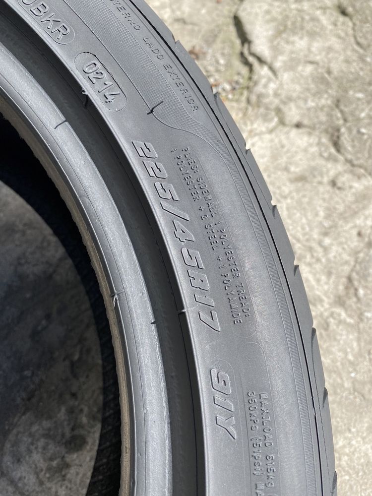 1x opona letnia 225/45/R17 91Y goodyear eagle f1 asymetric 2