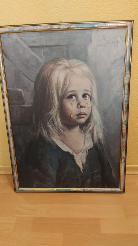 Obraz Płacząca dziewczynka