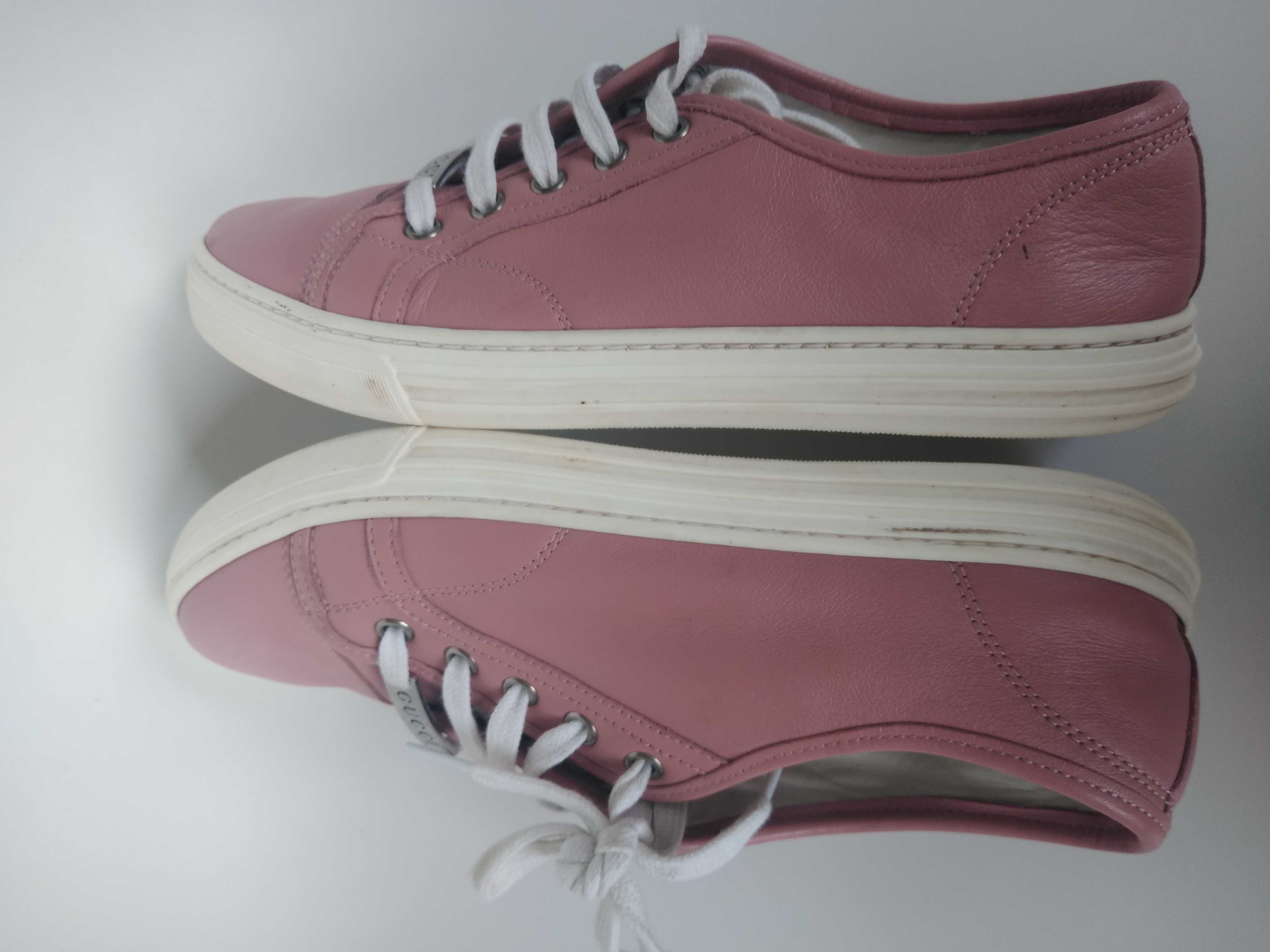 Sneakersy Gucci buty skórzane 37