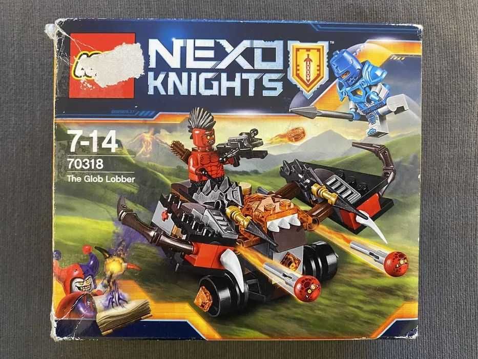 LEGO Nexo Knights 70333, 70330, 70318 katapulta, Clay, Robin 3 zestawy