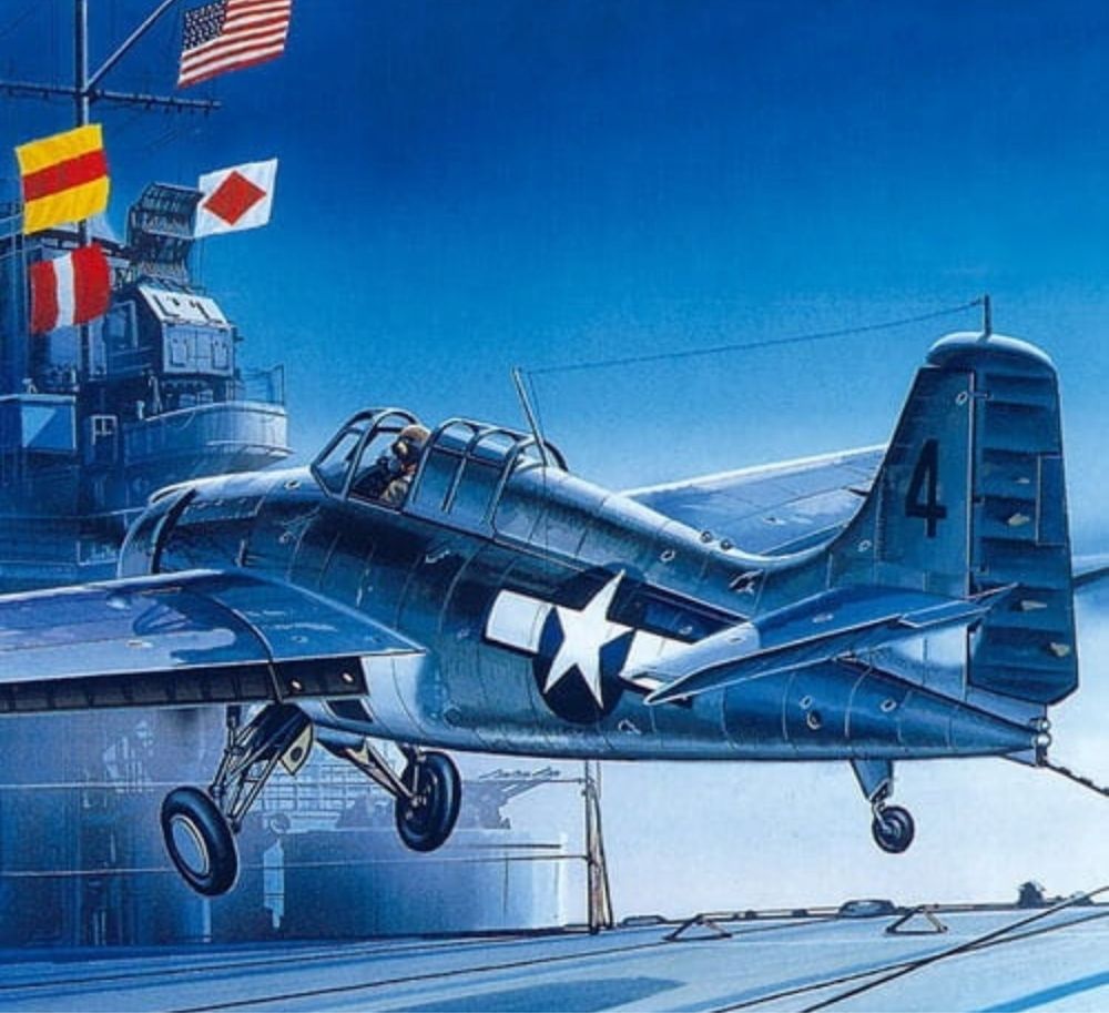 Academy 12451 samolot F4F-4 Wildcat model do sklejania 1:72