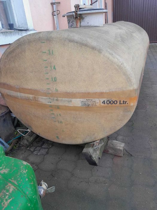 Zbiornik , beczka , hts 4000 l , woda, RSM, plastikowy