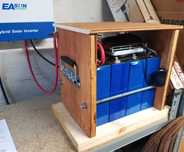 Bateria de lítio de 4kW/12V = 4.000kWh - transportável com visor e BMS