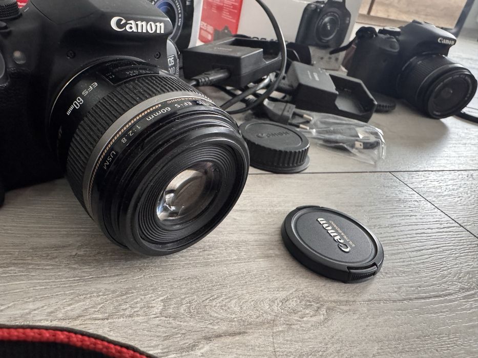 Aparat CANON EOS700D + EOS600D (Macro EFS60mm + 18-55mm) OKAZJA !!