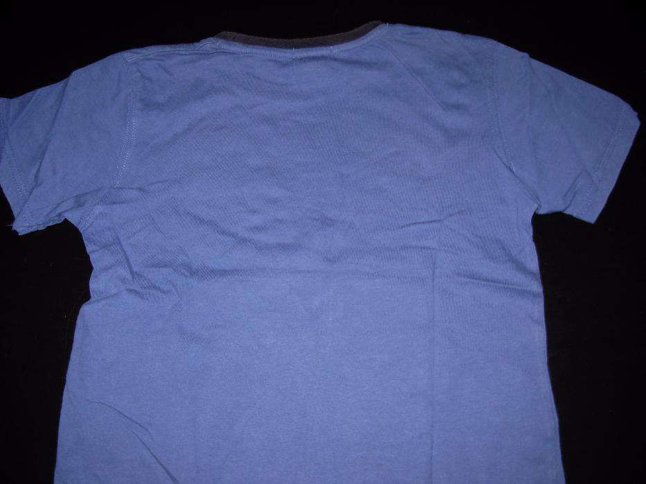 Camisa Chicco 5 anos quadriculada unisexo + T'shirt Chicco azul 5 anos