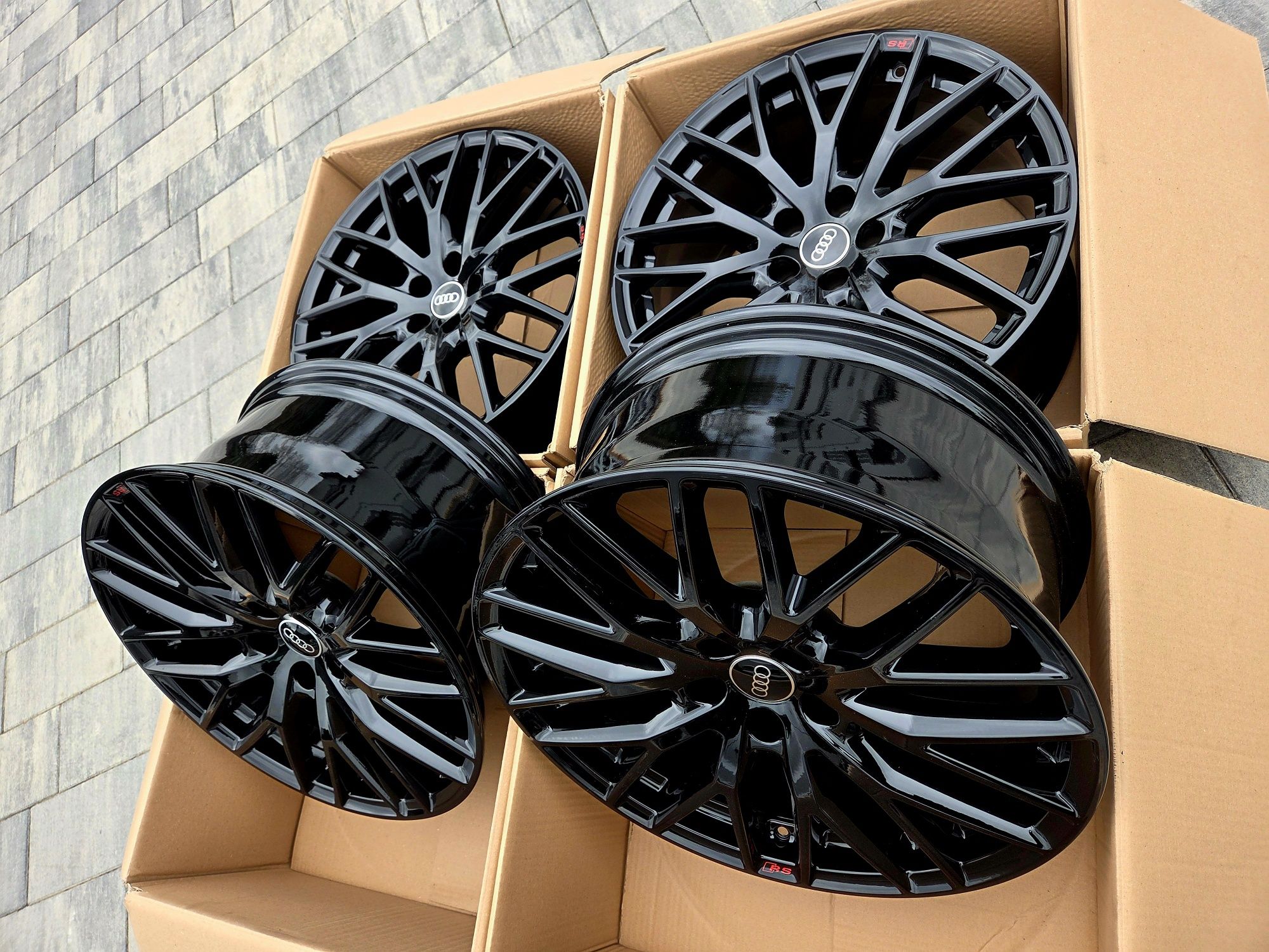Oryginalne felgi Audi 20 cali A5 A6 A7 A8 Q5 Q7 5x112 BLACK