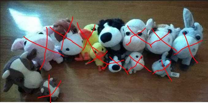 Peluches Animais da Quinta