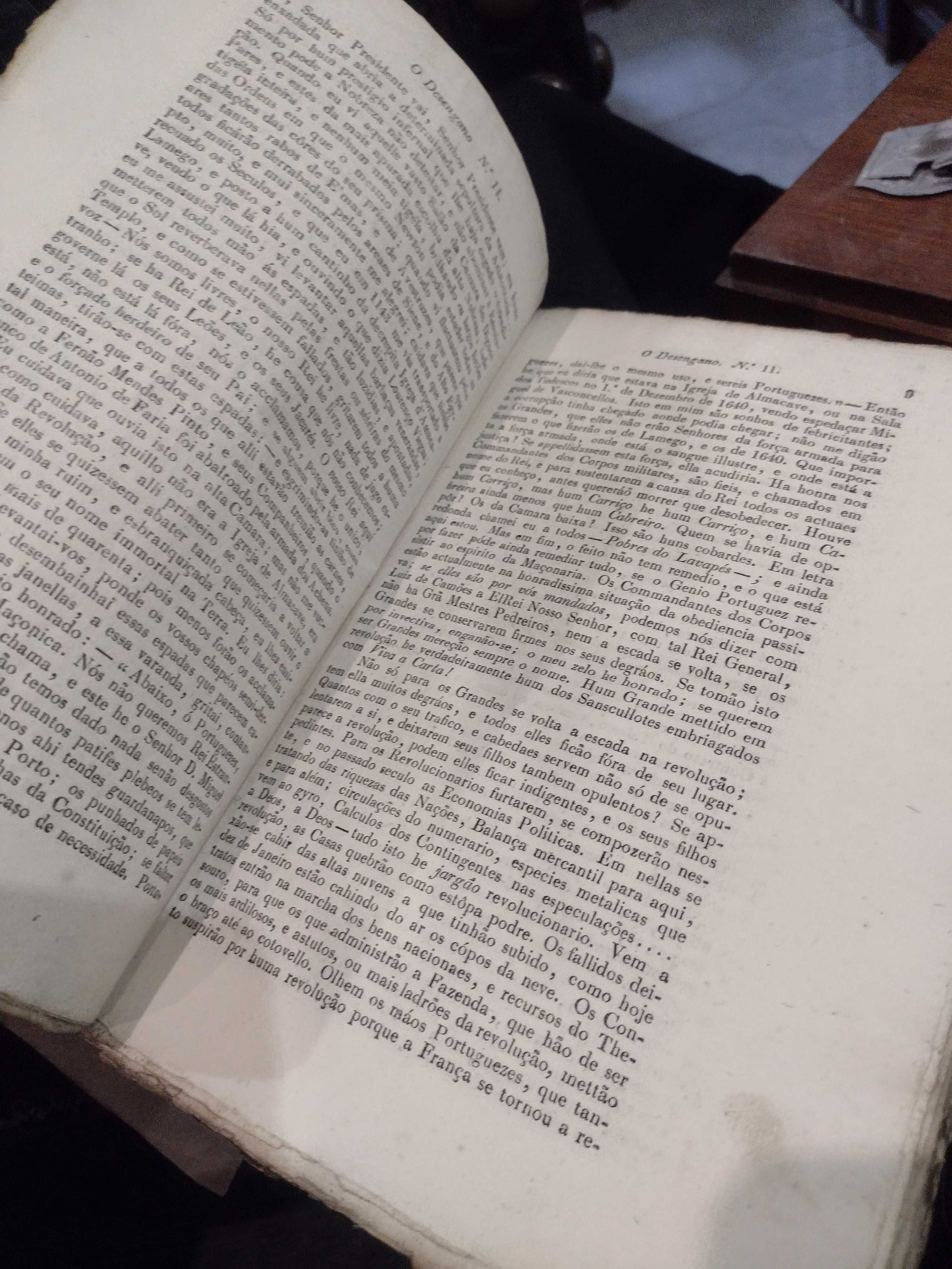 O Desengano Periodico Politico e Moral - 1830 José Agostinho de Macedo