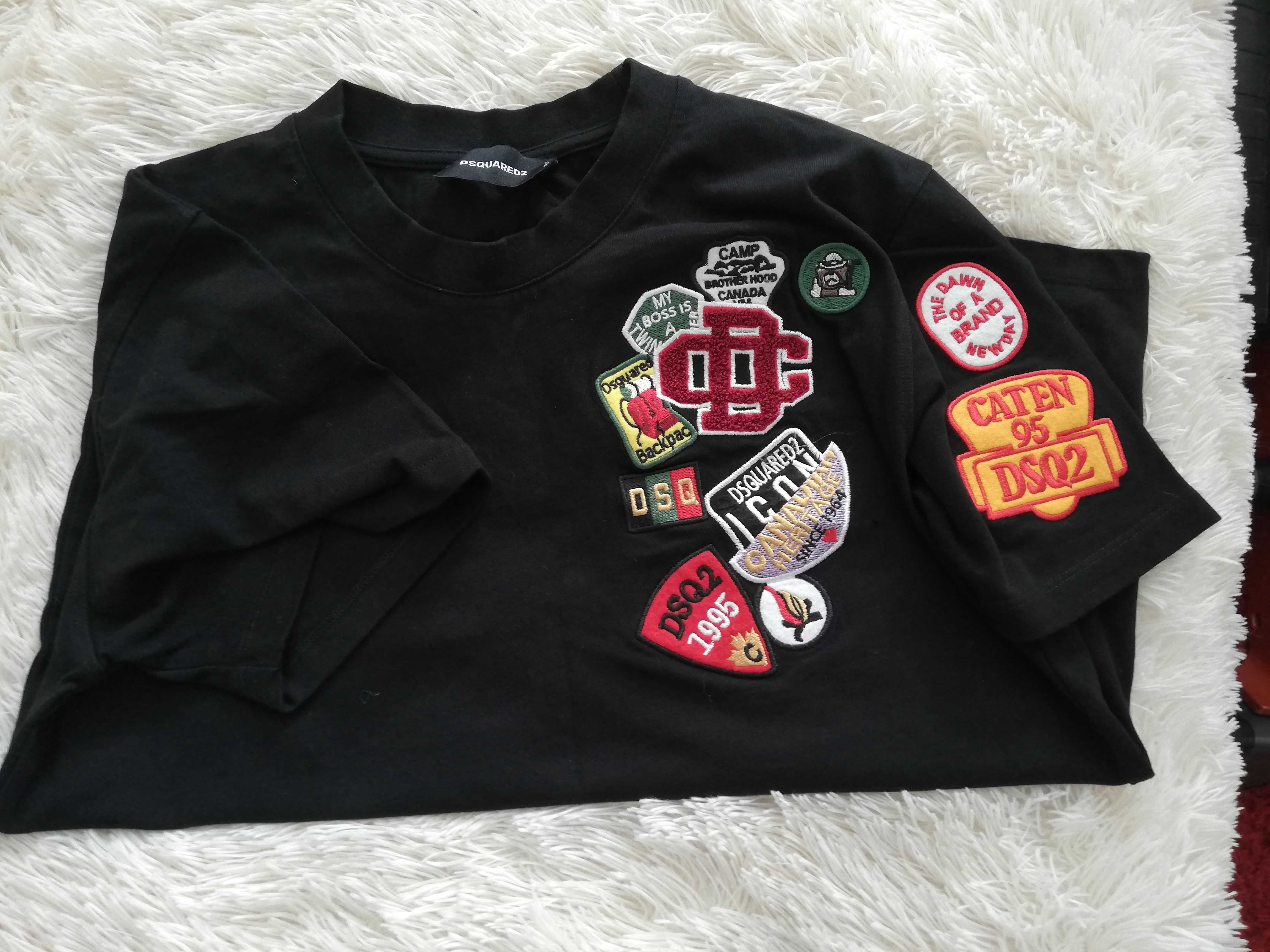 koszulka Dsquared2 Made in Italy M 38 czarna