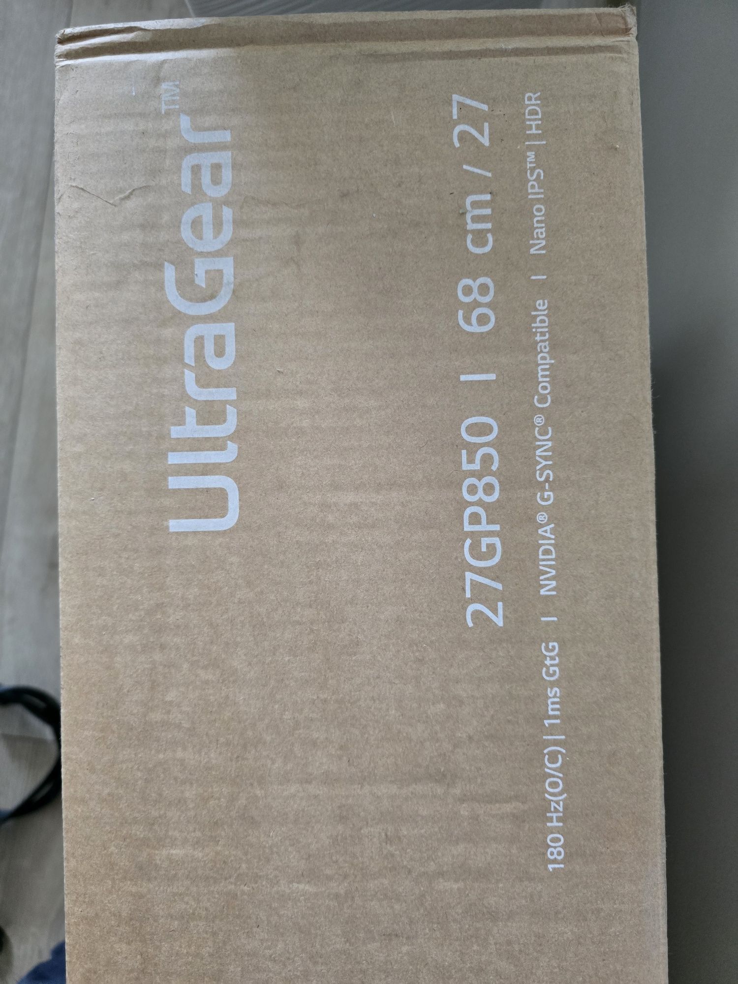 Ultragear 27gp850 180hz(O/c) nano ips hdr