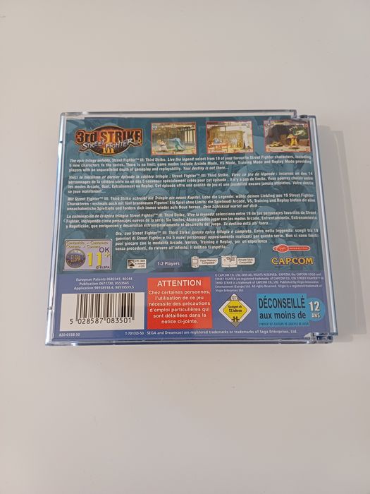 Street fighter 3rd Strike Sega Dreamcast