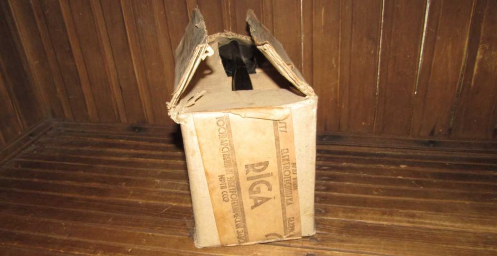 1956 Телефон бакелитовый VEF в родной коробке , не использовался