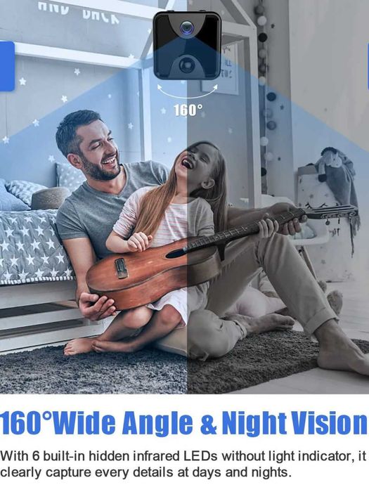 Міні Wi-Fi камера Yadayuki відеорегістратор відеоспостереження