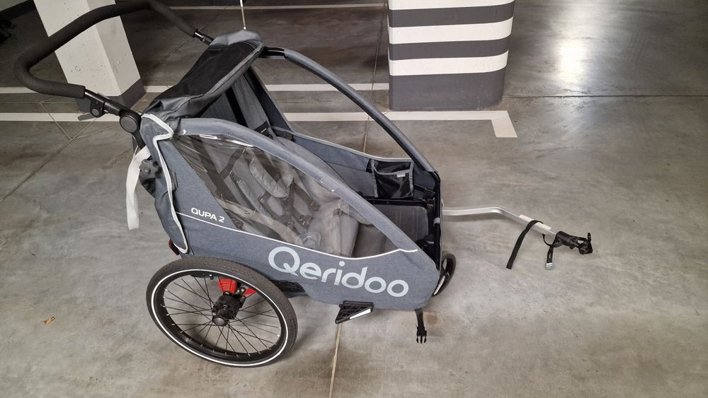 Qeridoo Qupa 2 przyczepka rowerowa