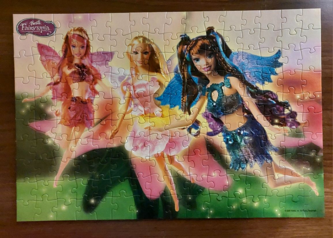 Puzzle Trefl 160 elementów wiek 3+ Barbie Wróżkolandia Fairytopia