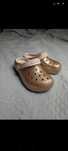 Klapki/Crocsy brokatowe r. 28/29
