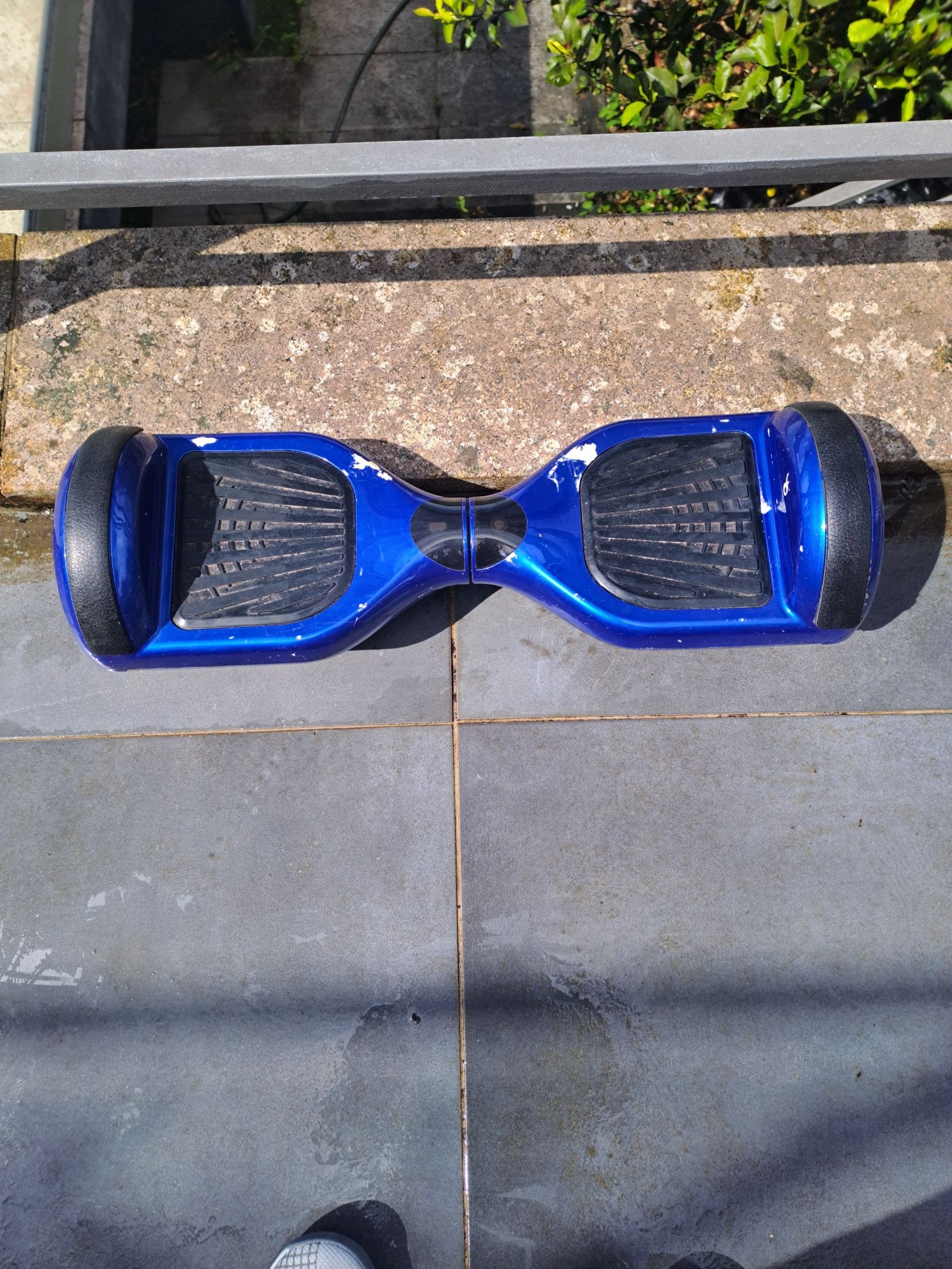 Hoverboard Skate Flash Azul com Hovercart e Saco de Transporte