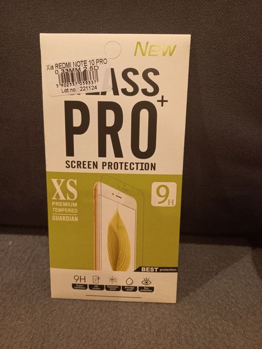 Szkło hartowane xiaomi redmi note 10 pro 9H