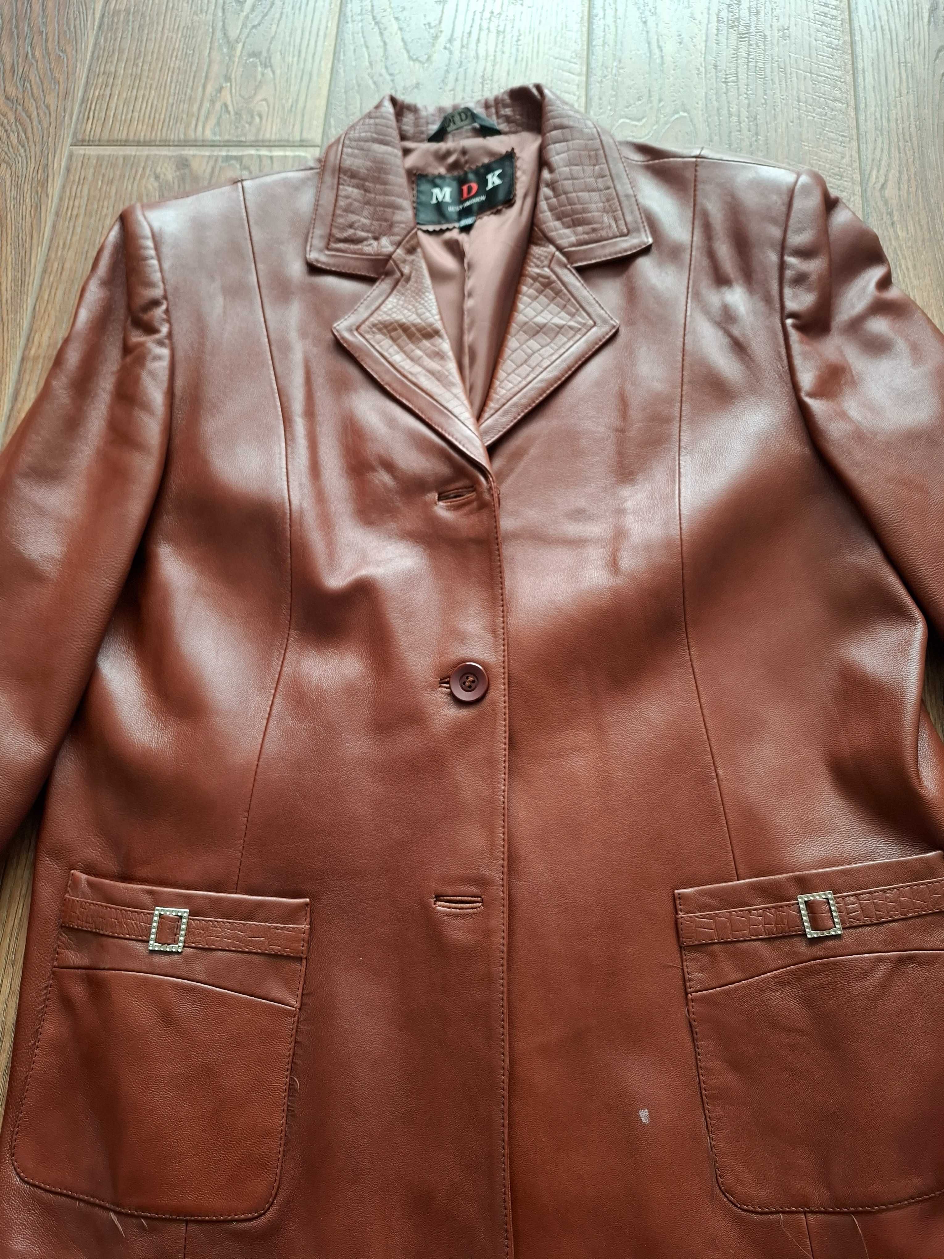 Шкіряна куртка, розмір 50-52