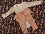 Komplet spodnie COCODRILLO +body R 74