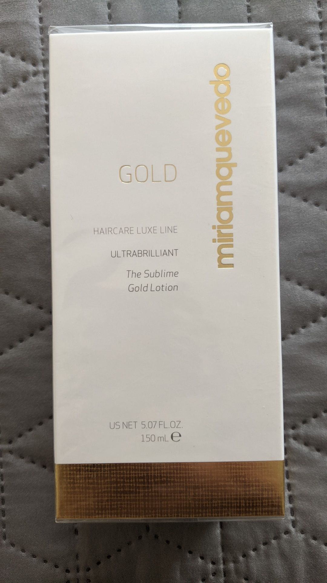 Miriamquevedo ultrabrilliant the sublime gold lotion