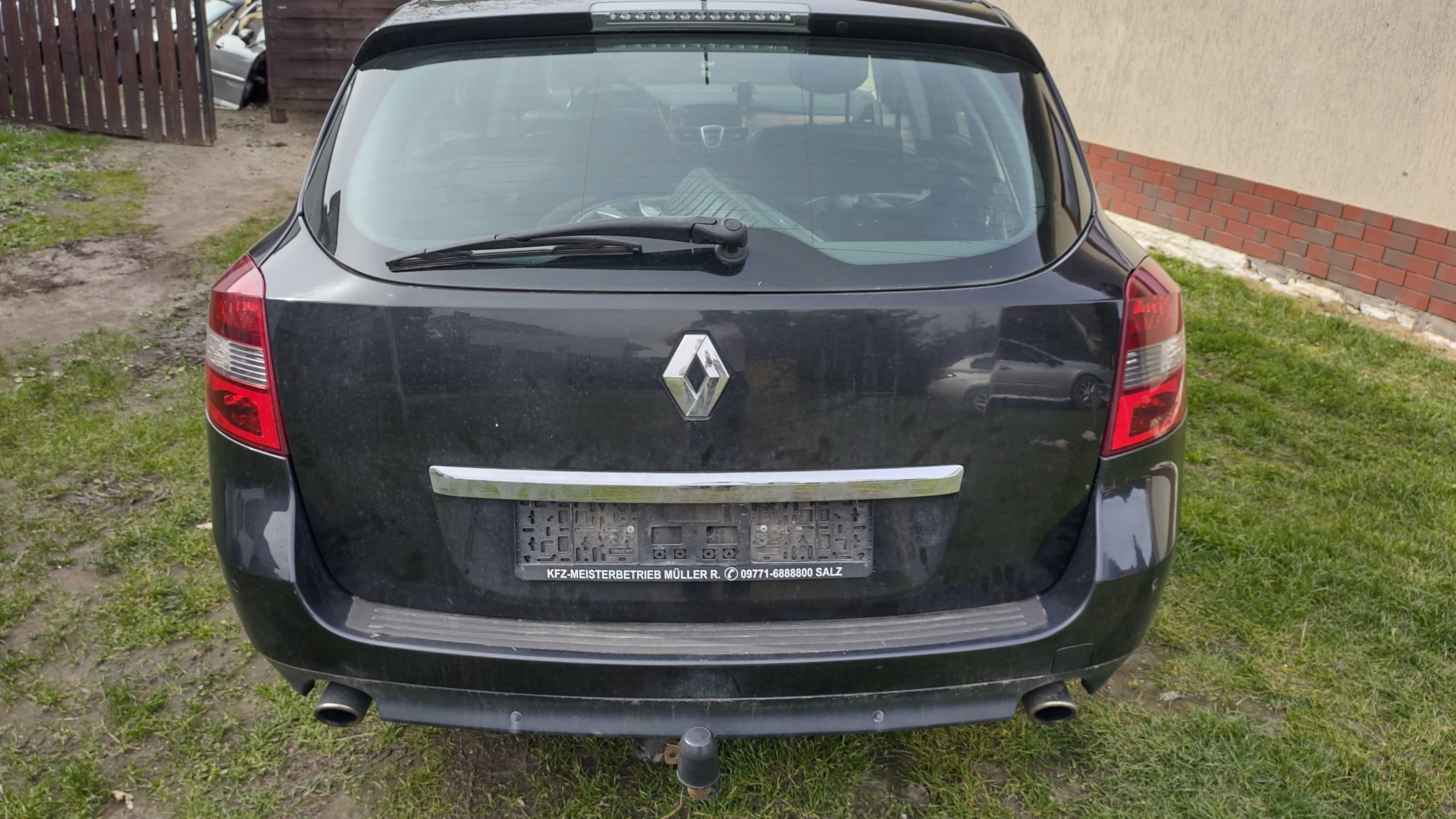 Renault Laguna 3 2010 Rok Klapa Tył Czarna NV 676