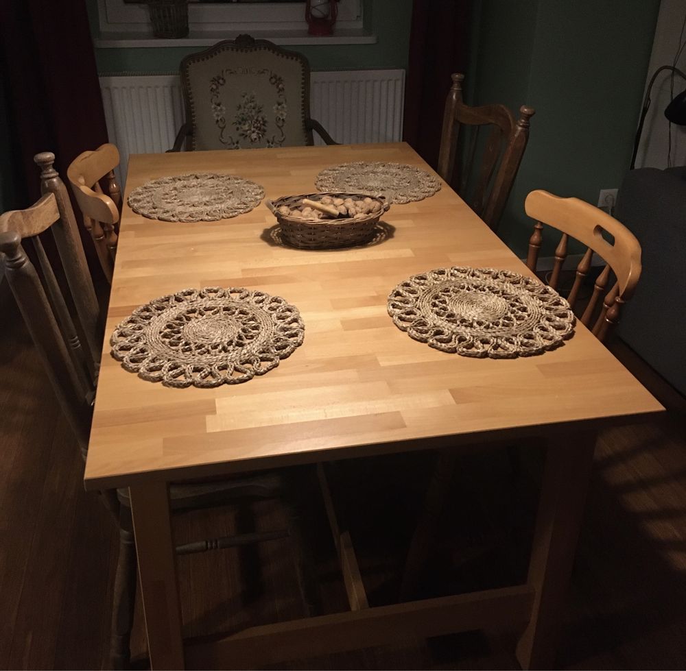 Stół drewniany IKEA Nordbyn